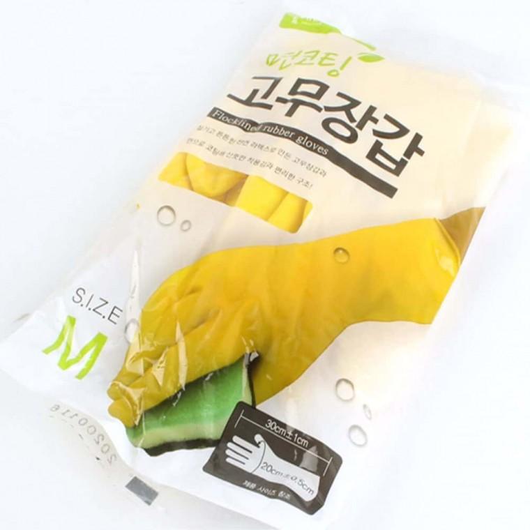 면 코팅 고무장갑 M 김장고무장갑 김장용고무장갑 업소용고무장갑