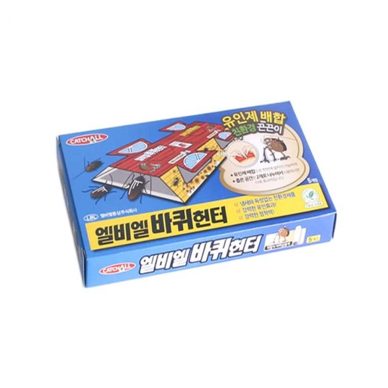 끈끈이 바퀴 유인제 5매 바퀴퇴치 바퀴벌레없애는약 바퀴벌레퇴치약
