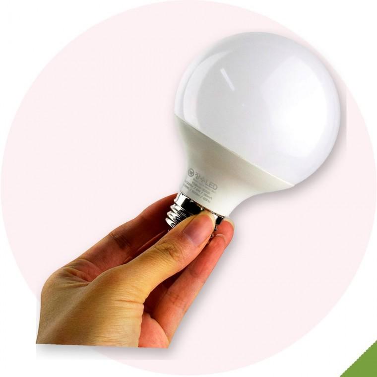 장수 LED 볼전구 E26 8W 확산형 롱넥 하트유통