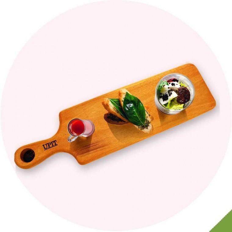마호가니 원목 롱슬림 사각 도마 하트유통