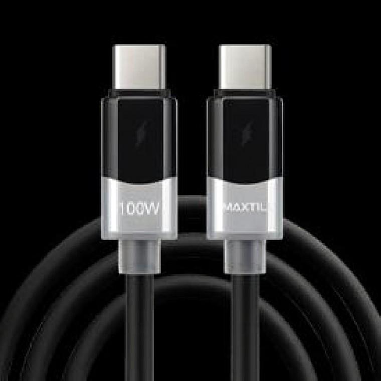 C타입 충전케이블 100W 2M 블랙 초고속충전케이블 휴대폰충전케이블 CtoC케이블