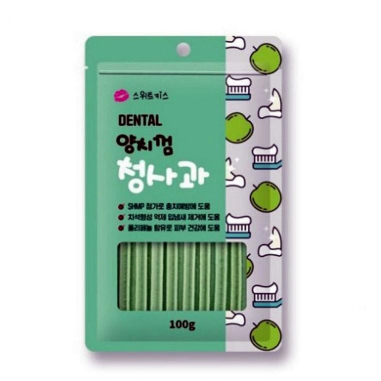 강아지 양치껌 100g 강아지구취제거껌 강아지치석제거껌 애견껌
