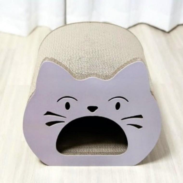 스크래쳐 고양이얼굴 그레이 고양이모양스크래쳐 인테리어스크래쳐 예쁜스크래쳐