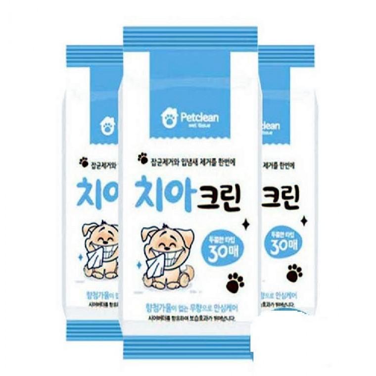 강아지 물티슈 12개입 펫물티슈 애견덴탈케어 강아지치약티슈