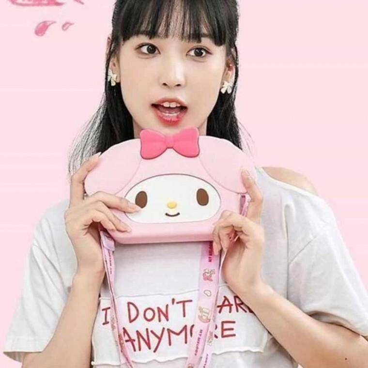 마이멜로디 크로스백 연핑 크로스미니백 실리콘가방 미니크로스가방
