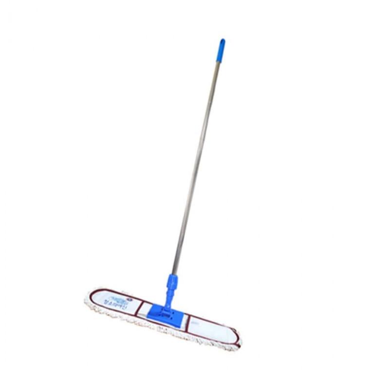 스텐봉 120cm 왁스걸레 바닥청소걸레 바닥밀대 업소용밀대걸레