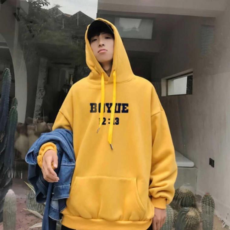 남자 대학생 가을 겨울 기모 안감 검정 후드 티셔츠