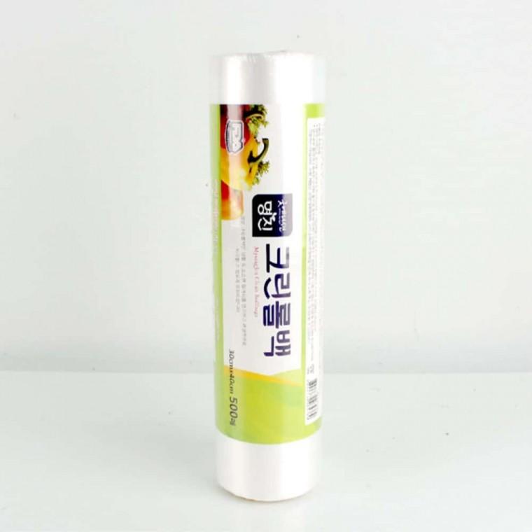 롤백 대 500매 30x40 뽑아쓰는비닐 냉장고정리 간식포장 여행준비물