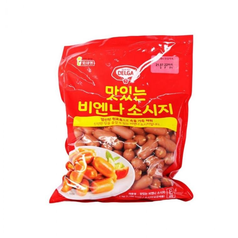 냉장 맛있는 비엔나 1k 대용량비엔나 캠핑소시지 업소용비엔나 대용량소시지