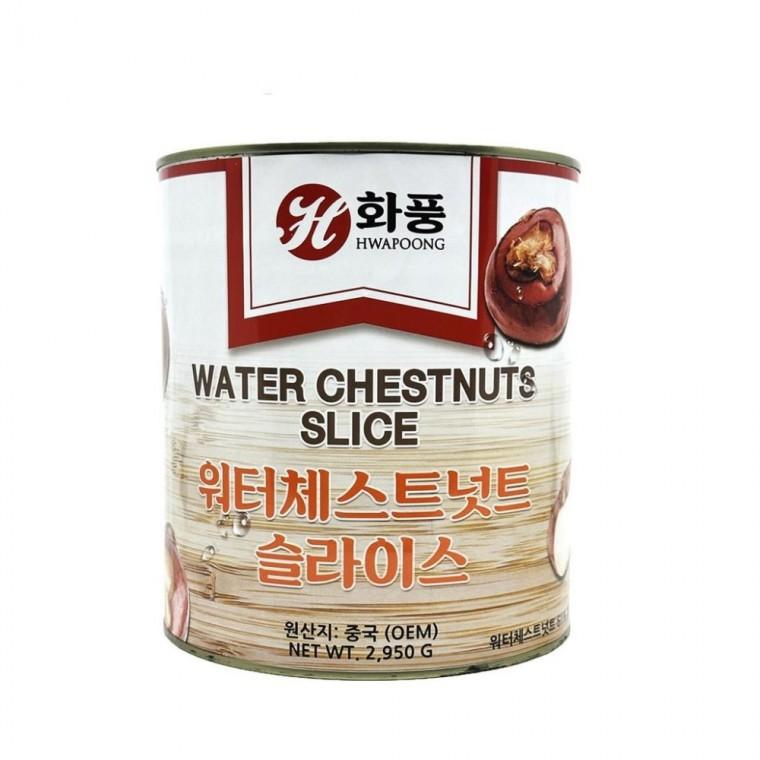화풍 워터체스트넛 슬라이스 2 물밤 샤브샤브재료 중국식재료 중국요리재료