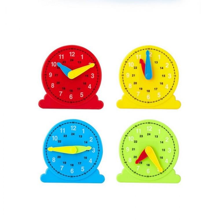 학습시계4종 교육시계 시계놀이