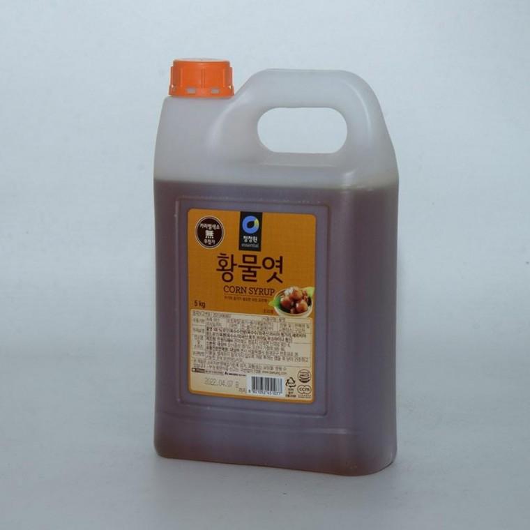 청정원 색소 무첨가 황물엿 5 청정원물엿 업소용물엿 맛탕물엿 요리재료