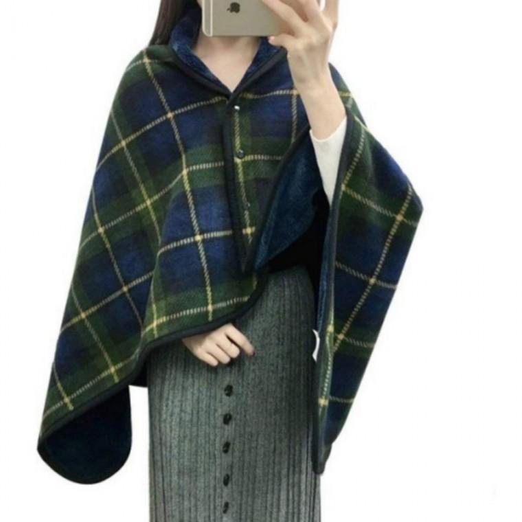 휴대용 낮잠 캠핑용 담요 이불 담요 체크무늬 극세사 휴대용이불 낮잠이불