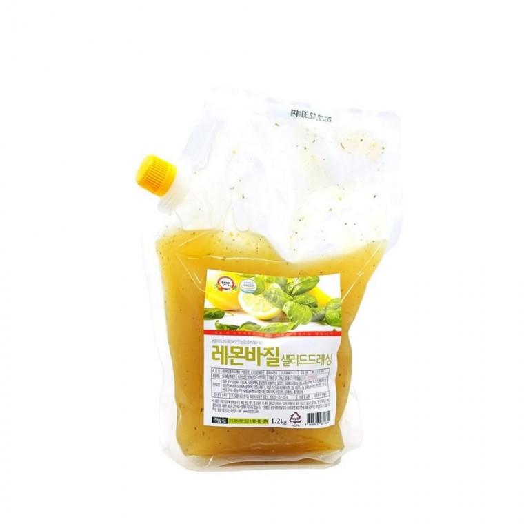 텃밭 레몬 바질 샐러드 드레싱 샌드위치소스 닭가슴살소스 야채샐러드소스 업소용소스