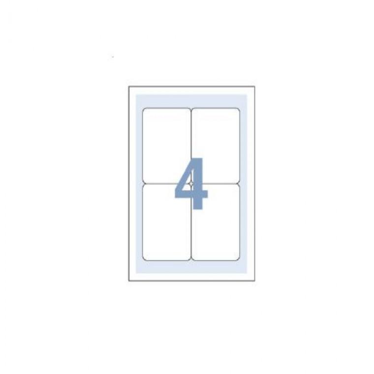 라벨지 박스 4칸 프린터라벨지 스티커라벨지