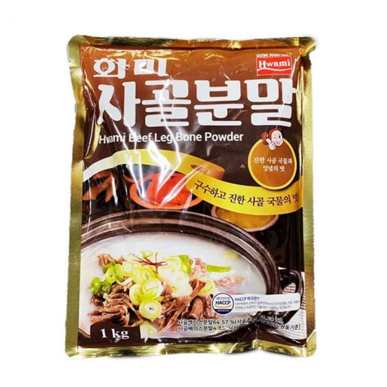 화미 사골 분말 1kg 사골 곰탕육수분말 국밥육수분말 사골육수분말 사골국물가루