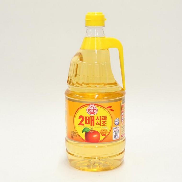 2배 사과 식초 1.8 요리식초 발효식초 피클식초 업소용식초