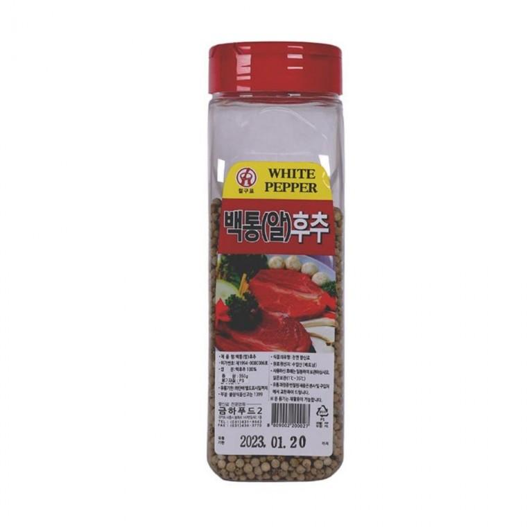 절구표 통후추 백후추 350g 베트남통후추 생선향신료 화이트페퍼 통백후추