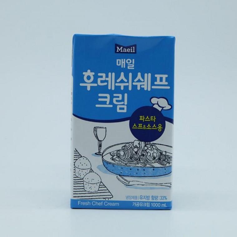매일 후레쉬 쉐프 크림 냉장 생크림 대용량크림 크림소스 요리크림