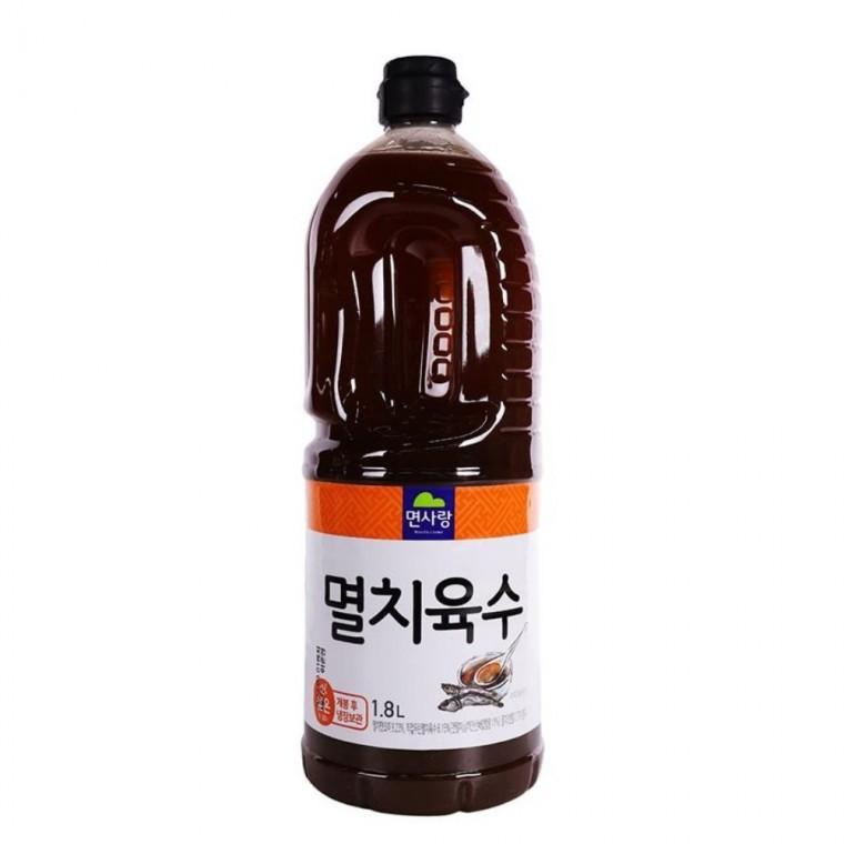 면사랑 멸치 육수 1.8L 멸치육수액 밑국물육수 멸치다시 찌개육수