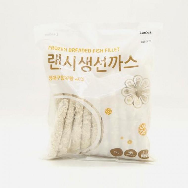 랜시 생선까스 냉동 1kg 도시락반찬 흰살생선 냉동생선까스 생선커틀렛