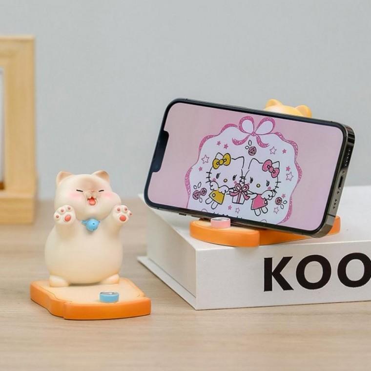 고양이 스마트폰 거치대 탁상용핸드폰거치대 핸드폰스탠드