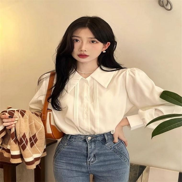 블라우스 클래식 브로드카라