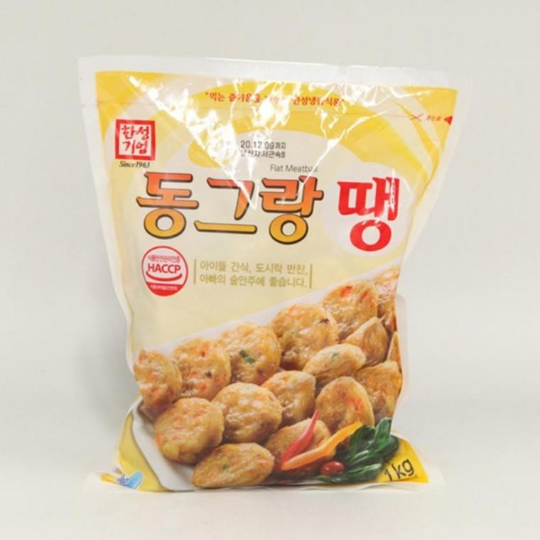 한성식품 동그랑땡 냉동 1kg 해물동그랑땡 제사용동그랑땡 명절동그랑땡 도시락반찬