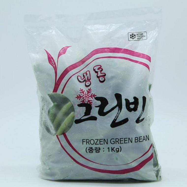 그린무역 냉동 그린빈스 1kg 스테이크그린빈 냉동야채 냉동그린빈 냉동채소