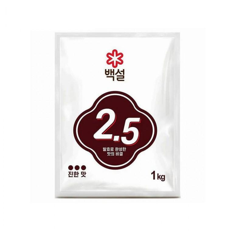 백설 2.5 발효조미료 핵산 가공식품 복합조미료 MSG 감칠맛조미료