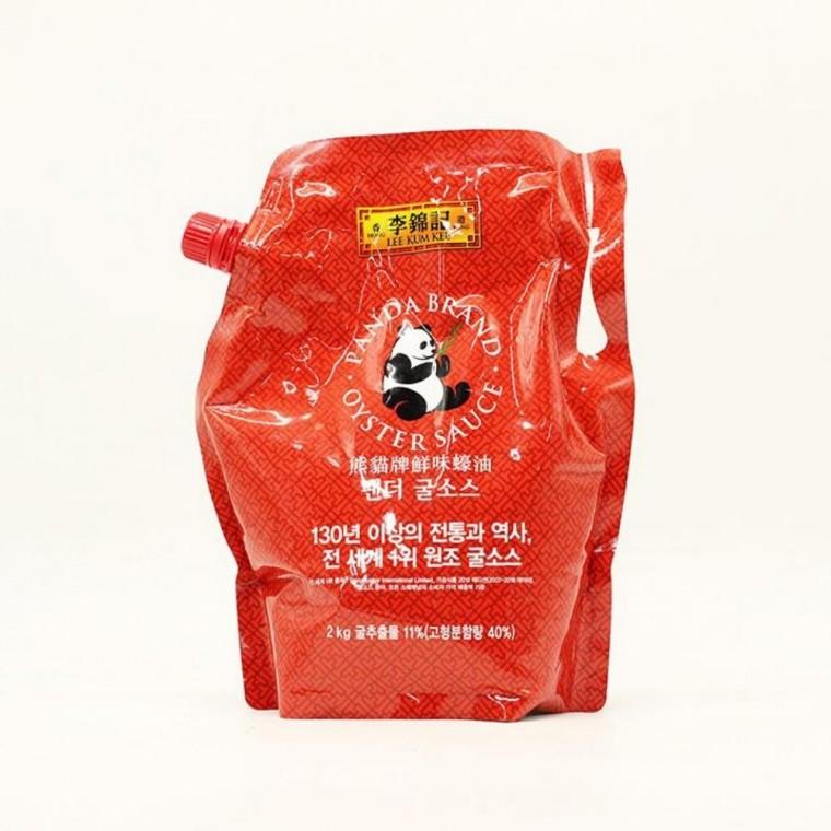 이금기 팬더 굴소스 2kg 야채볶음소스 볶음요리소스 감칠맛소스 굴소스파우치