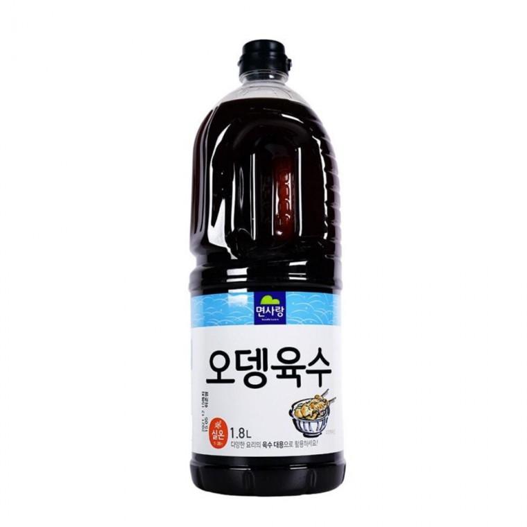 면사랑 오뎅 육수 1.8L 대용량육수 국수육수 육수원액 어묵육수