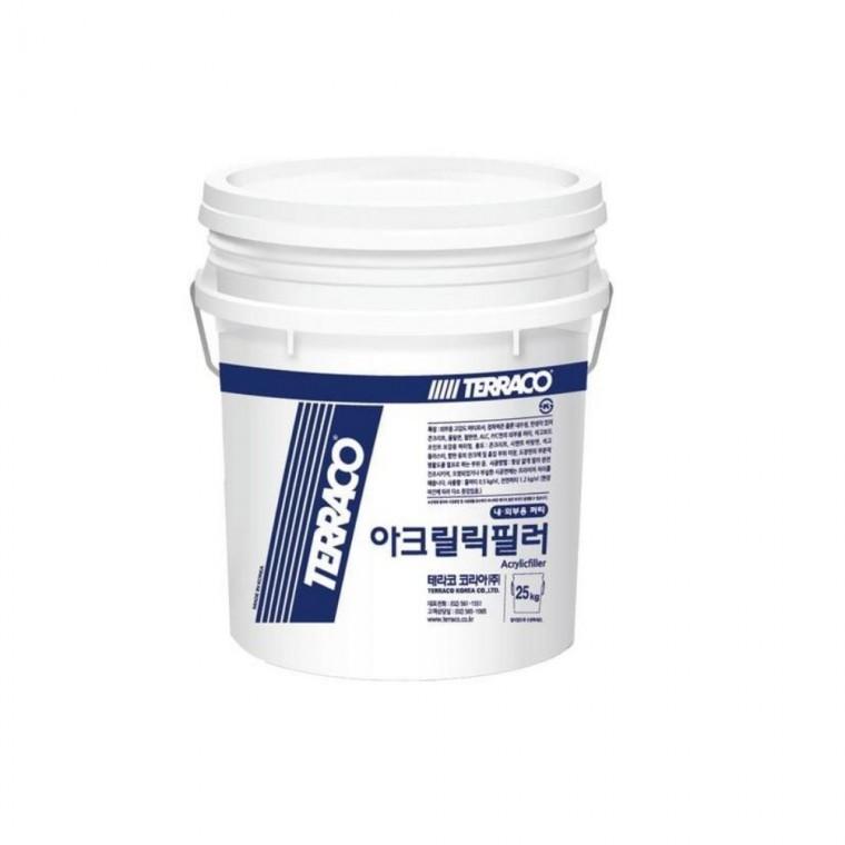 테라코 아크릴릭필러 퍼티 25 내부용퍼티 크랙보수제 석고보드보수 콘크리트균열보수제