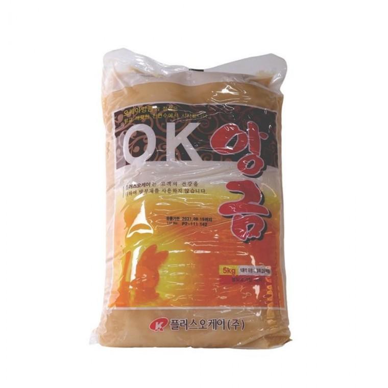 플러스오케이 백앙금 5kg 업소용백앙금 흰앙금 제빵용백앙금 떡앙금