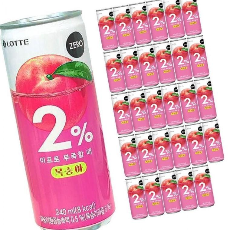 스포츠음료 제로음료 롯데 이프로 복숭아 제로 240ml 30캔