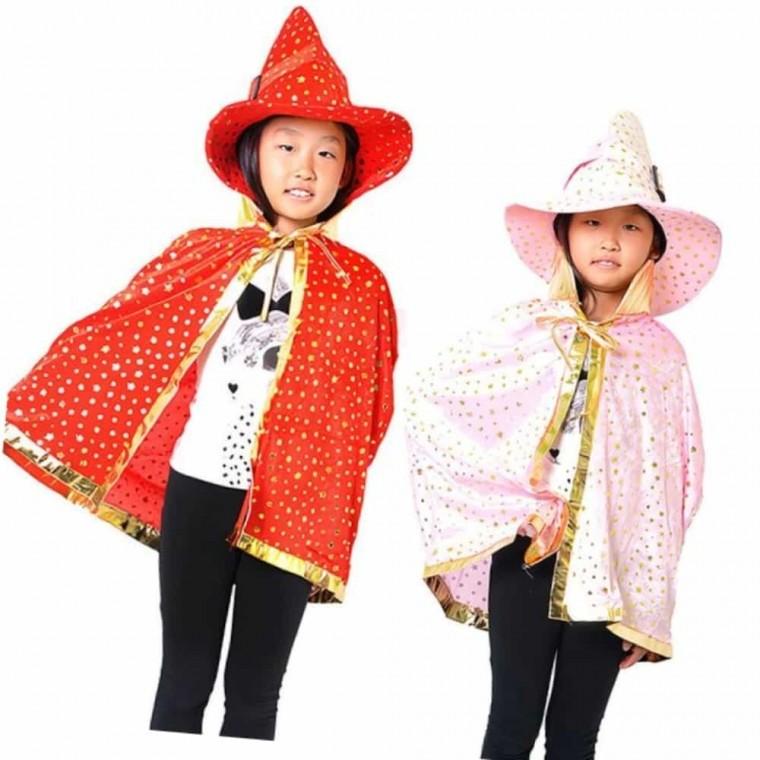 망토모자세트 벨벳 할로윈코스프레 할로윈코스튬 공연의상