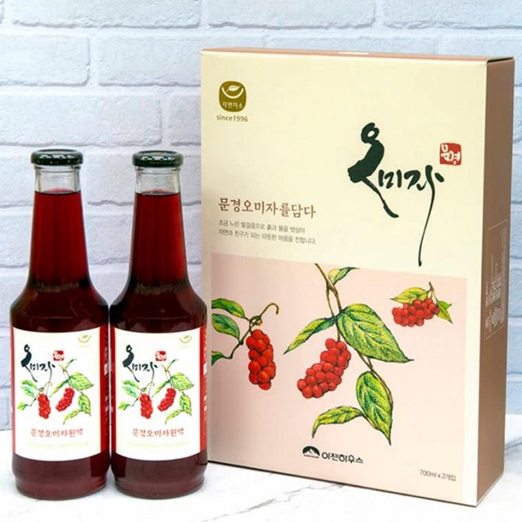오미자 청 원액 문경 베타카로틴 안토시아닌 700mlx2