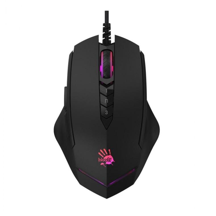 블러디 RGB 게이밍 마우스 12000 CPI 매크로 커스터마이징 컴퓨터 PC 데스크탑 온라인 스팀 RPG 게임용
