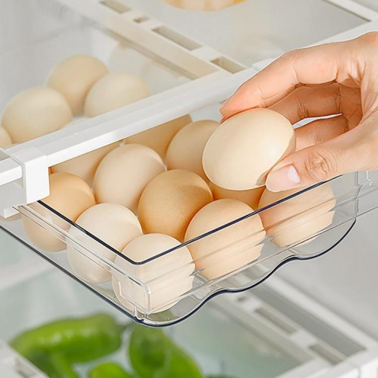 냉장고 에그 트레이 계란 보관함 슬라이딩 거치형 달걀 트레이