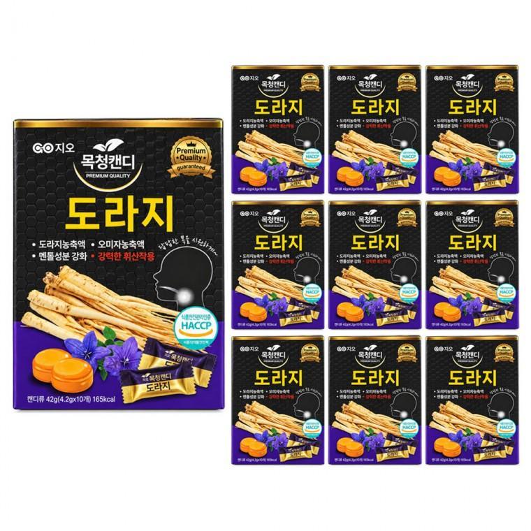 지오 목청캔디 도라지 10개