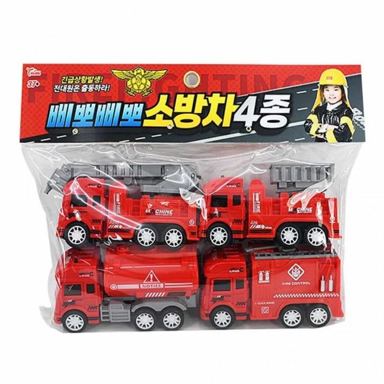 소방차 4종 소방차장난감 장난감자동차 중장비장난감