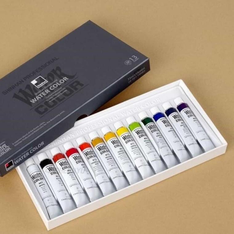 전문가수채화물감 13색 7.5ml 수채물감 수채화재료 수채화용품
