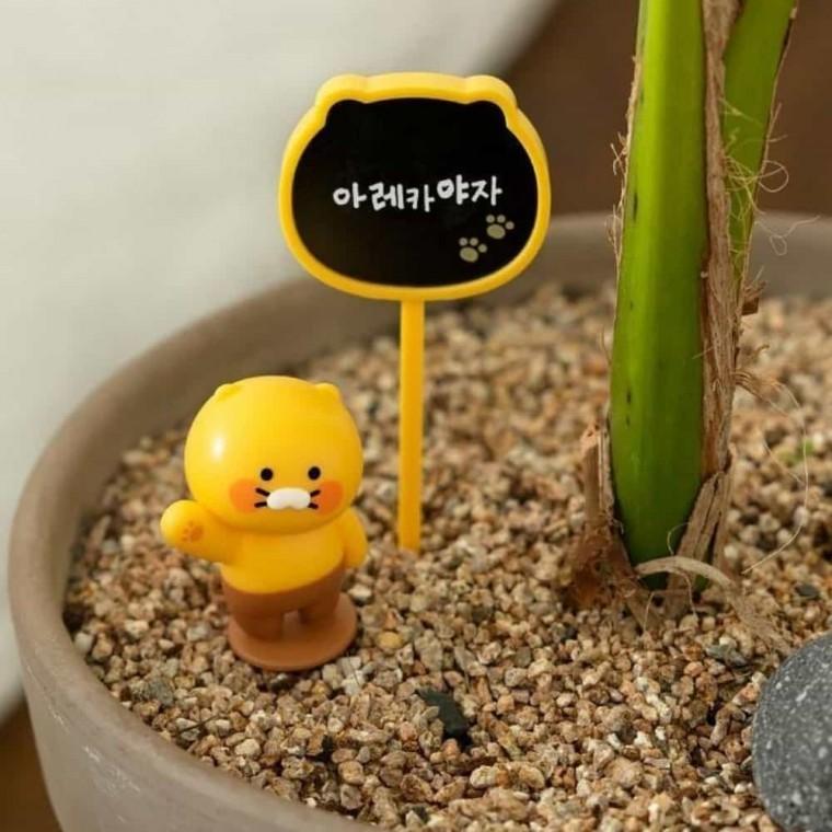 춘식이 화분 피규어세트 미니어처소품 식물꾸미기 작은피규어