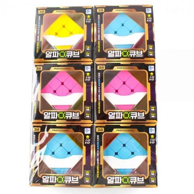 3x3 고급 큐브 퍼즐 두뇌 회전 장난감 6개입