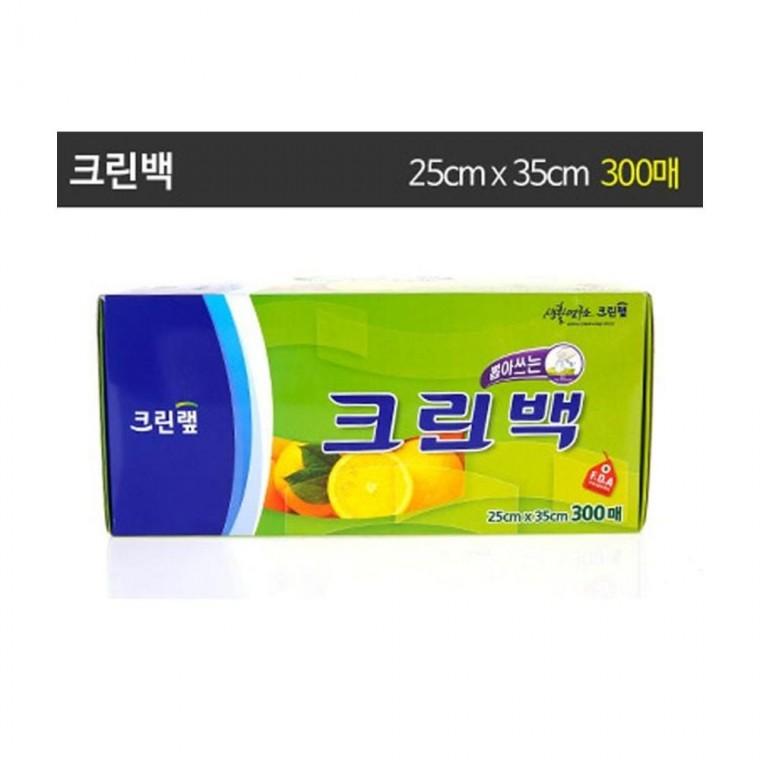 루미나D 크린백 중형 롤백 25cmx35cm 300매 비닐백 주방 식품 포장