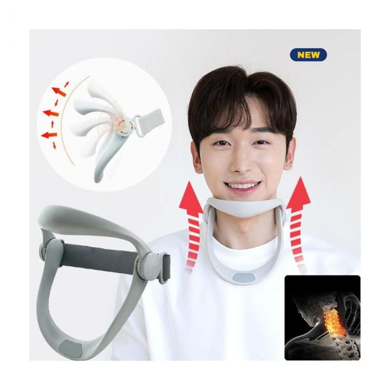 루미나D 각도조절 목견인기 경추 지지대 목 고정 보조기 목 받침 착용