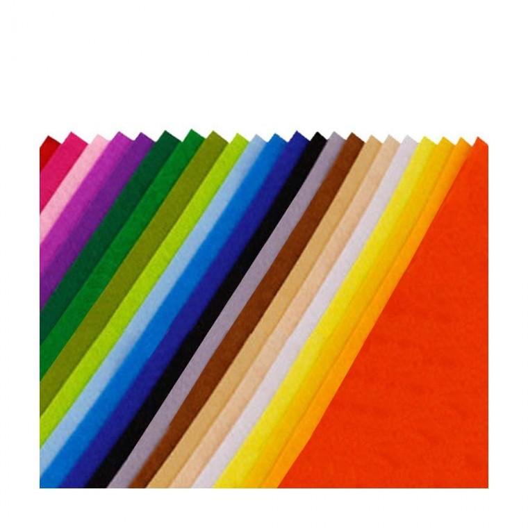 루미나D 펠트지 부직포 원단 1mm 20x30cm 22색 세트 만들기 공예