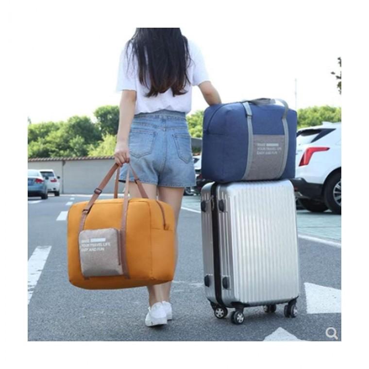 루미나D 여행용 폴딩 보스턴백 캐리어 보조가방 접이식 여행짐 수납 출장