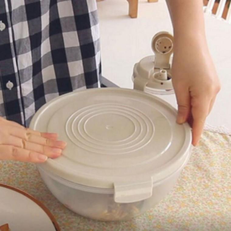 보관 믹싱볼 야채 샐러드 2.5L 뚜껑 주방 밀폐용기 스텐 과일