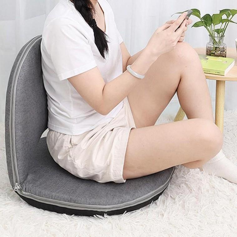 각도조절 접이식 좌식방석 거실 등받이 침대 좌식의자 쿠션 메모리폼